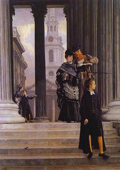 James Jacques Joseph Tissot London Visitors oil painting picture